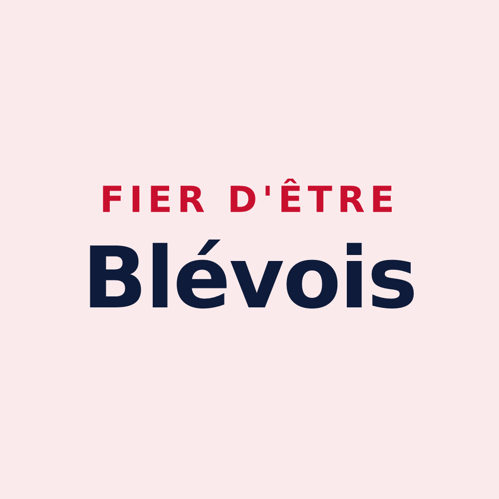 Magnet « Fier d'être Blévois » — design pour Blèves