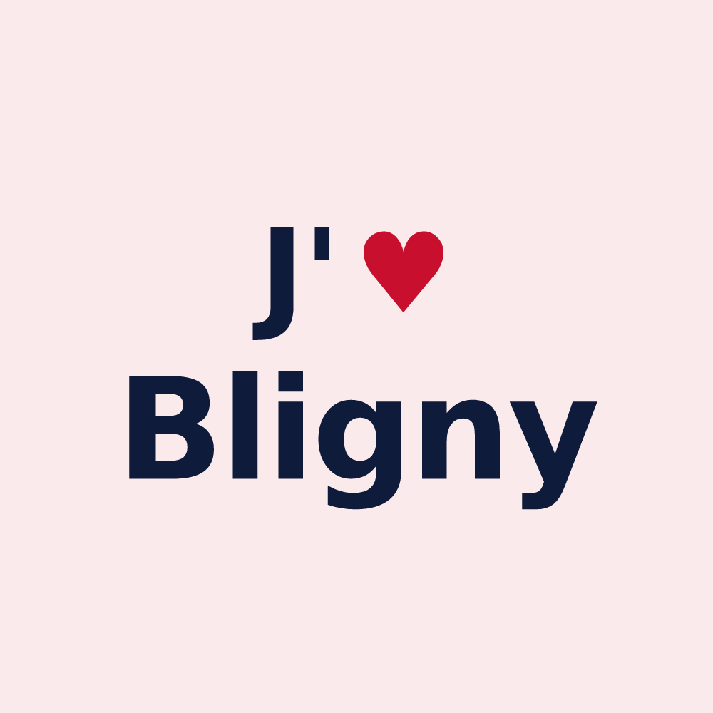 Magnet personnalisé Bligny — design J'aime Bligny