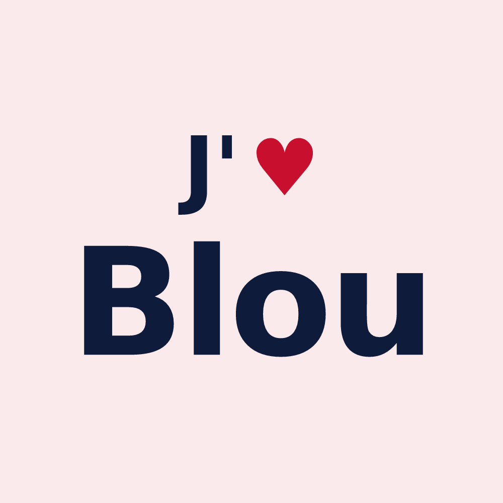 Magnet personnalisé Blou — design J'aime Blou