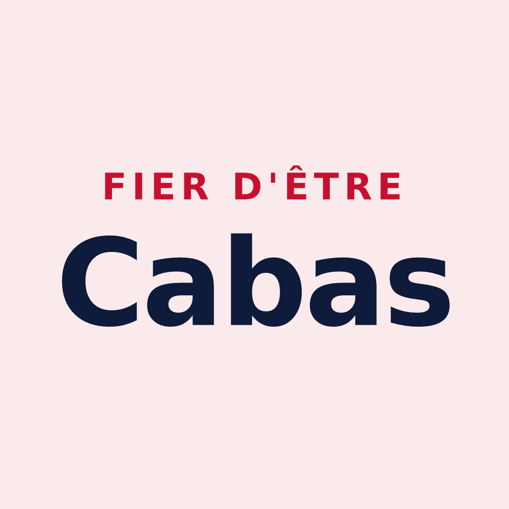 Magnet « Fier d'être Cabas » — design pour Blye