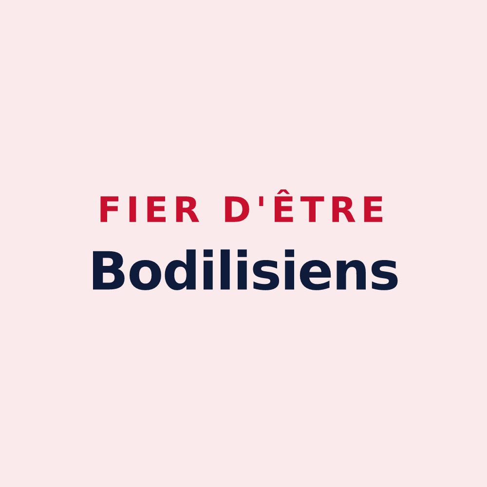Magnet « Fier d'être Bodilisiens » — design pour Bodilis