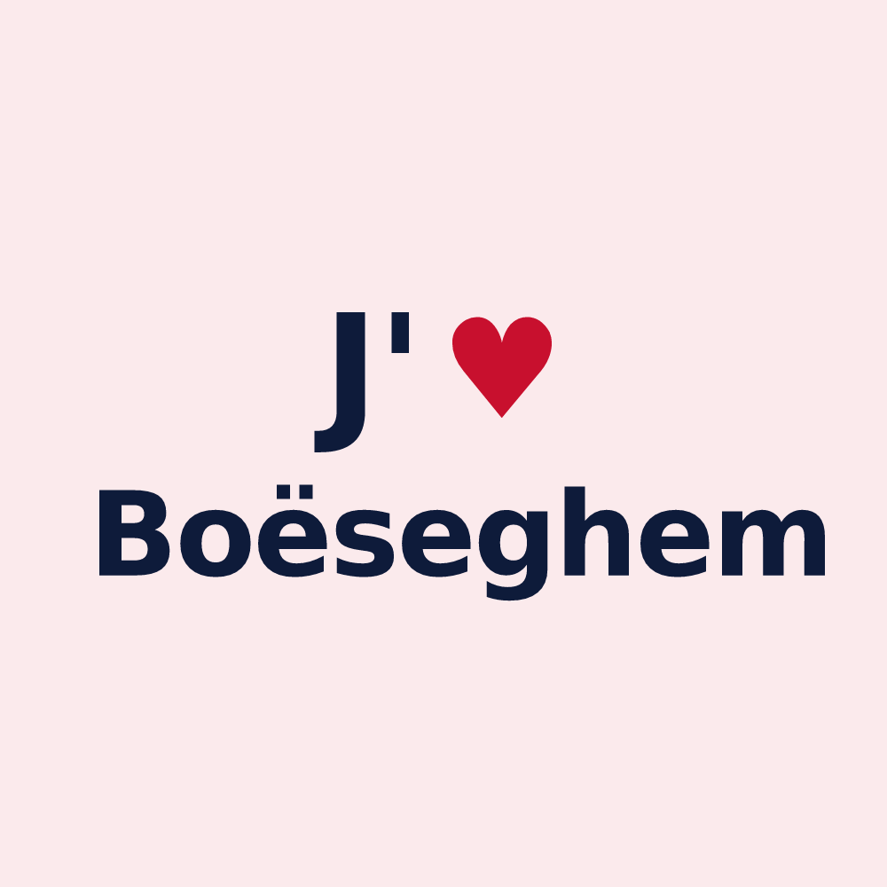 Magnet personnalisé Boëseghem — design J'aime Boëseghem