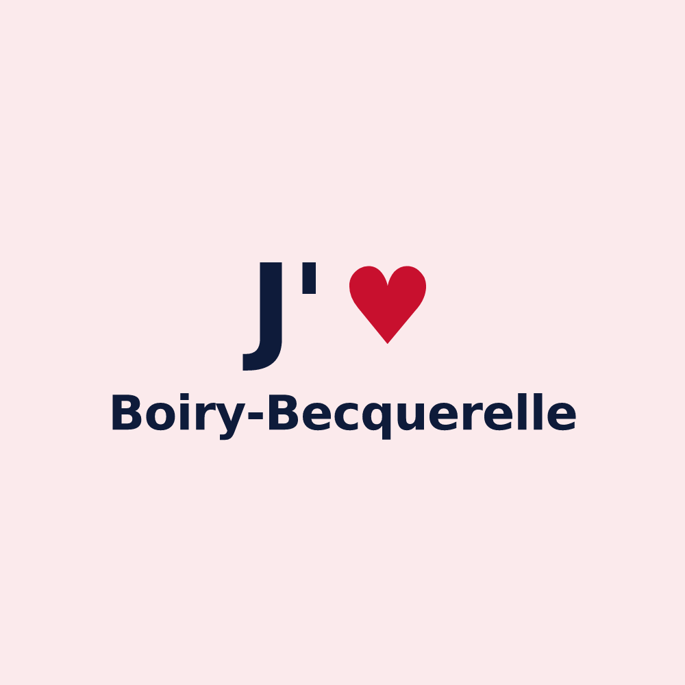 Magnet personnalisé Boiry-Becquerelle — design J'aime Boiry-Becquerelle