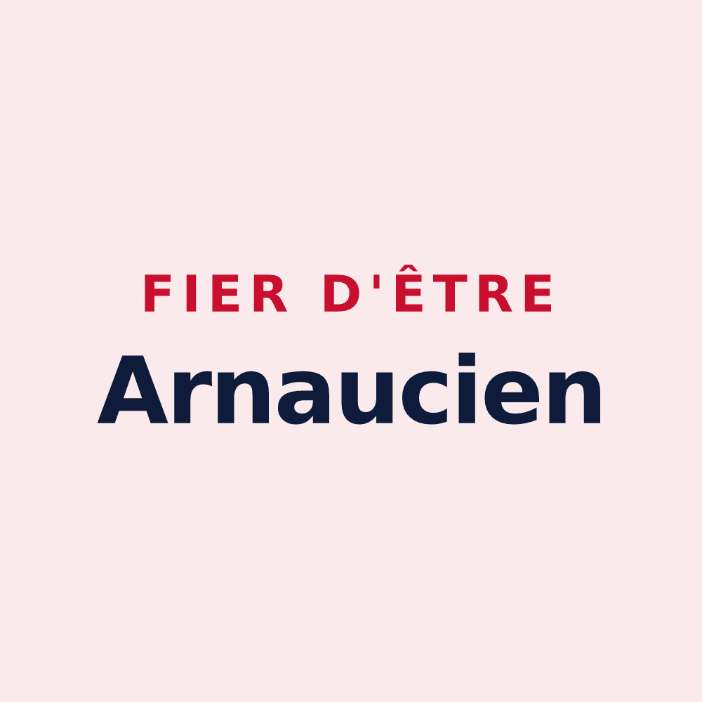 Magnet « Fier d'être Arnaucien » — design pour Bois-Arnault