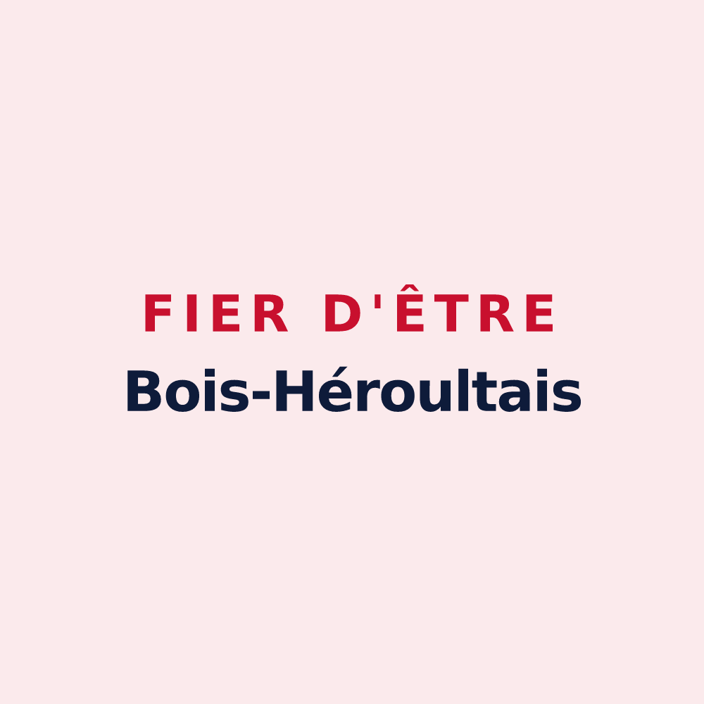 Magnet « Fier d'être Bois-Héroultais » — design pour Bois-Héroult
