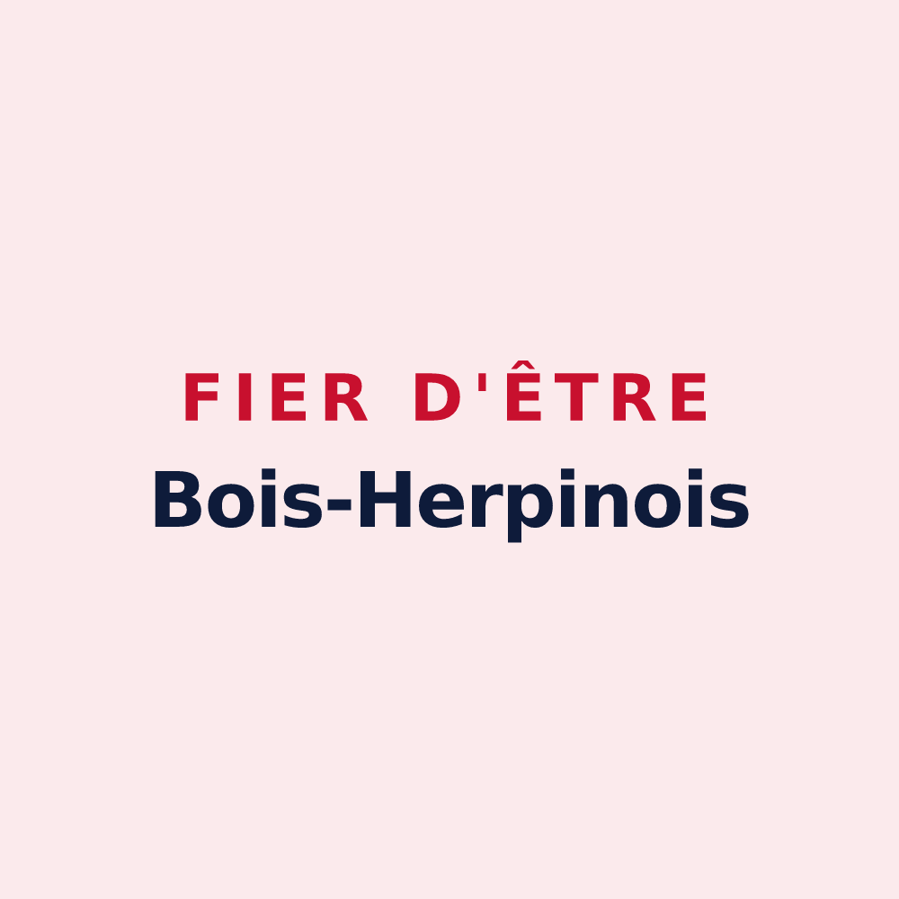 Magnet « Fier d'être Bois-Herpinois » — design pour Bois-Herpin