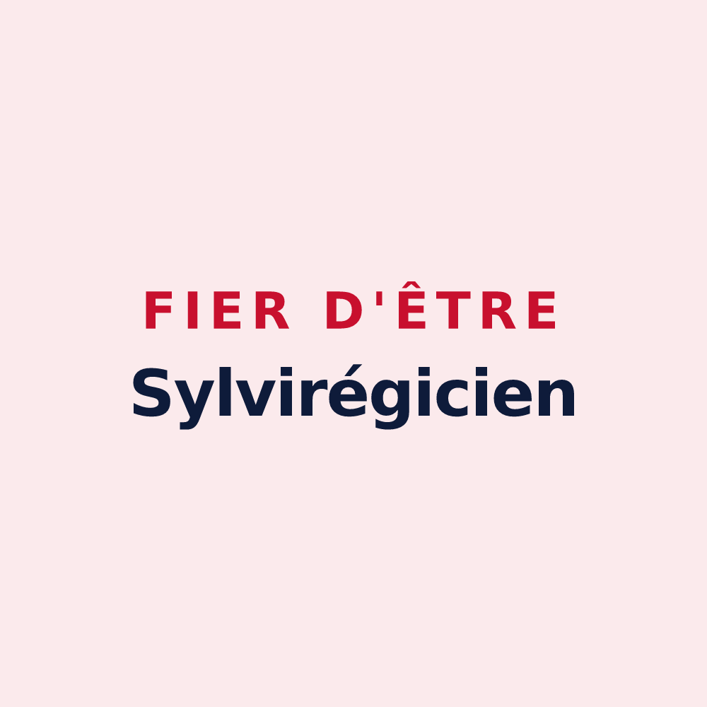 Magnet « Fier d'être Sylvirégicien » — design pour Bois-le-Roi