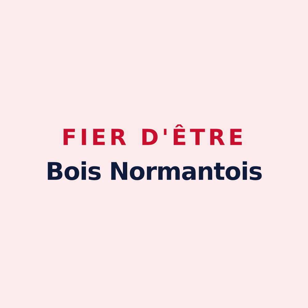 Magnet « Fier d'être Bois Normantois » — design pour Bois-Normand-près-Lyre