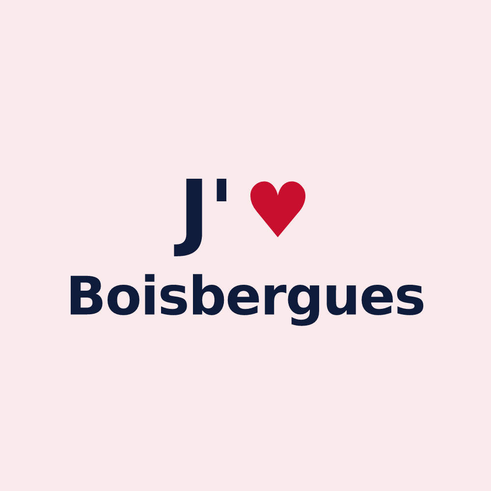Magnet personnalisé Boisbergues — design J'aime Boisbergues