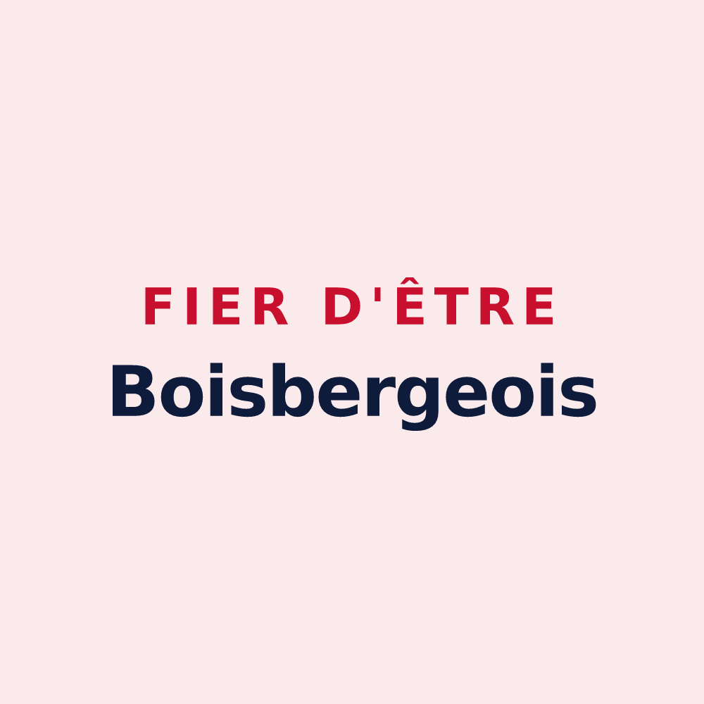 Magnet « Fier d'être Boisbergeois » — design pour Boisbergues