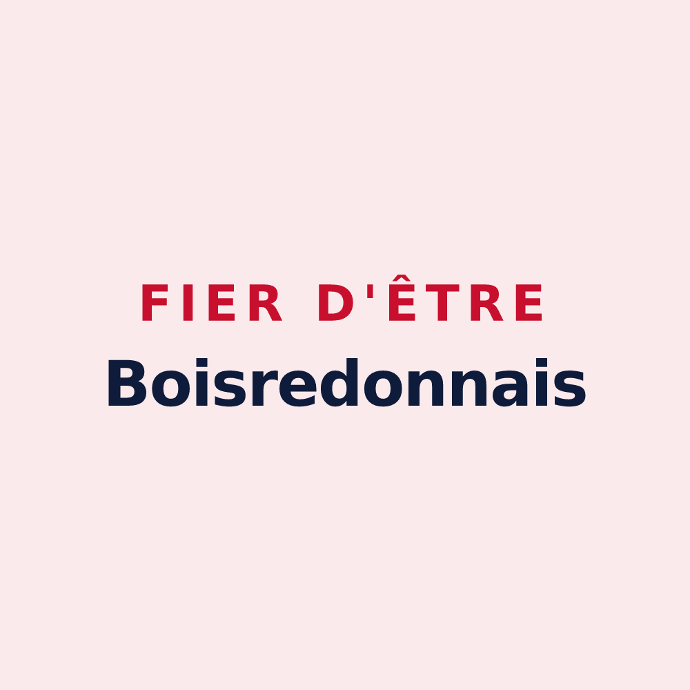 Magnet « Fier d'être Boisredonnais » — design pour Boisredon