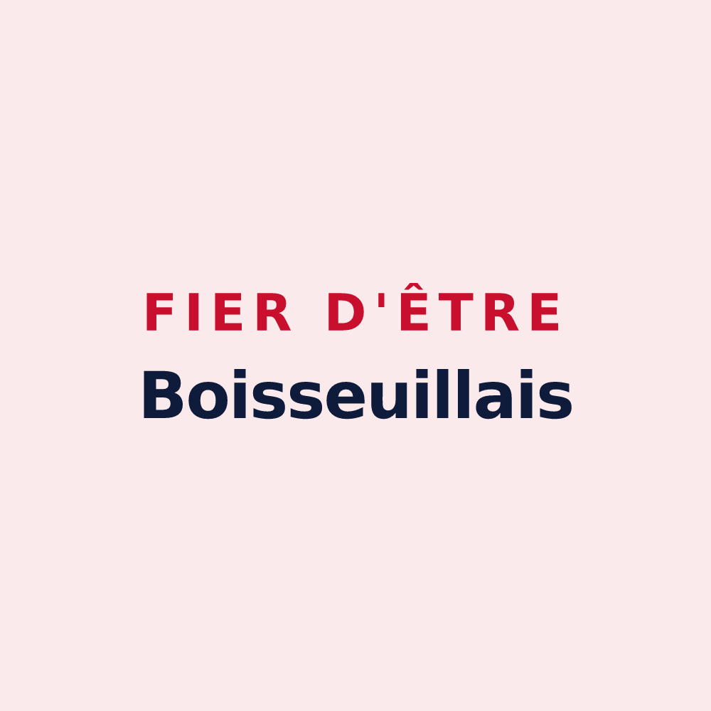 Magnet « Fier d'être Boisseuillais » — design pour Boisseuil