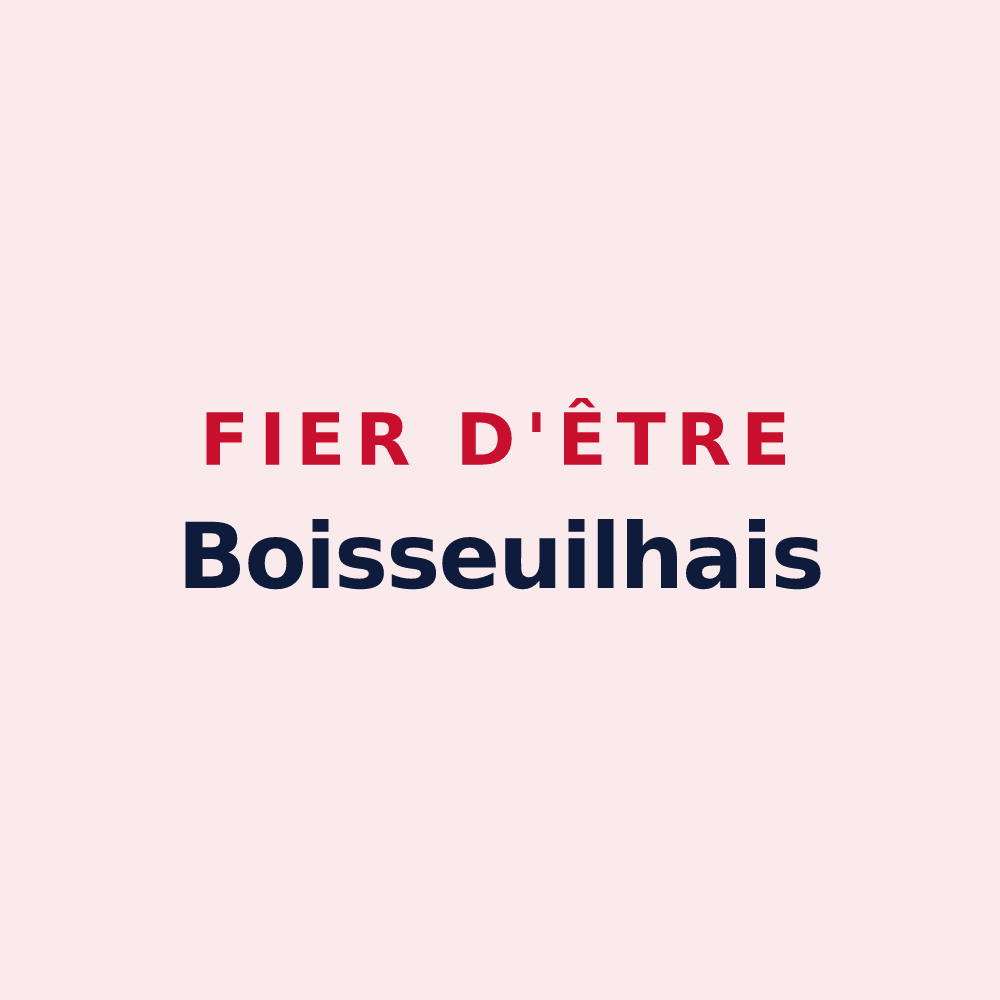 Magnet « Fier d'être Boisseuilhais » — design pour Boisseuilh