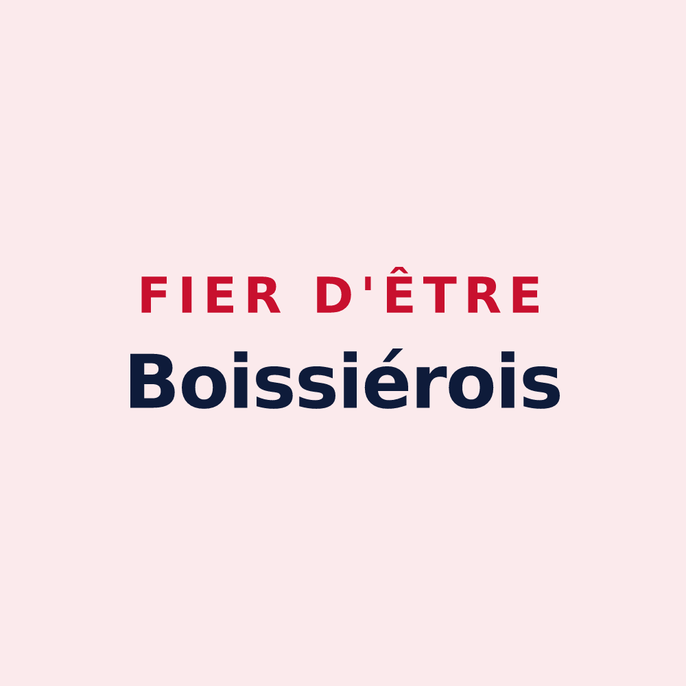 Magnet « Fier d'être Boissiérois » — design pour Boissières