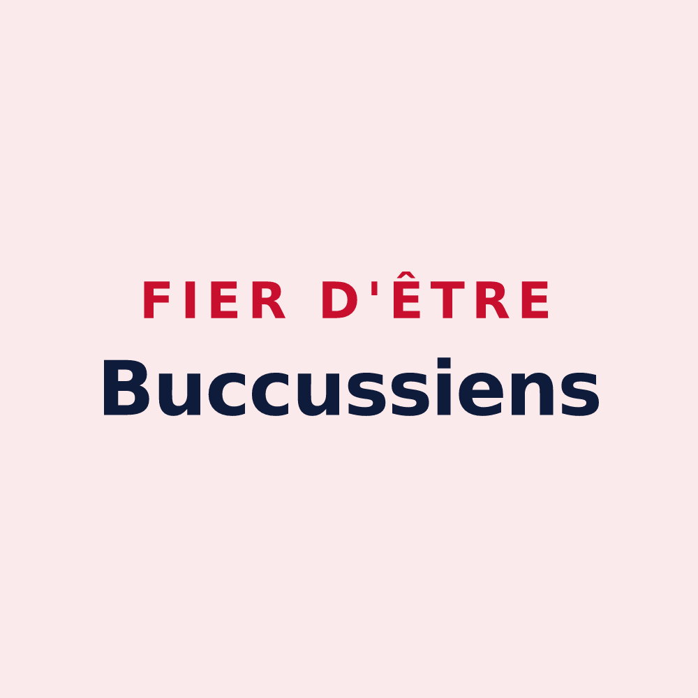 Magnet « Fier d'être Buccussiens » — design pour Boissy-la-Rivière