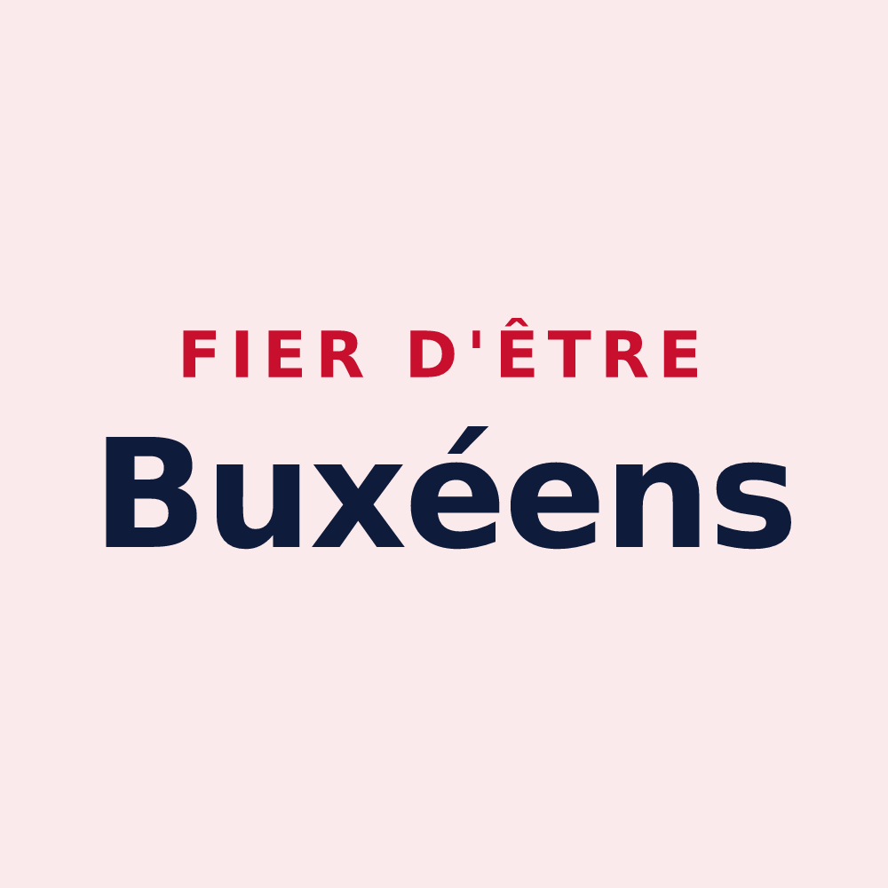 Magnet « Fier d'être Buxéens » — design pour Boissy-sous-Saint-Yon