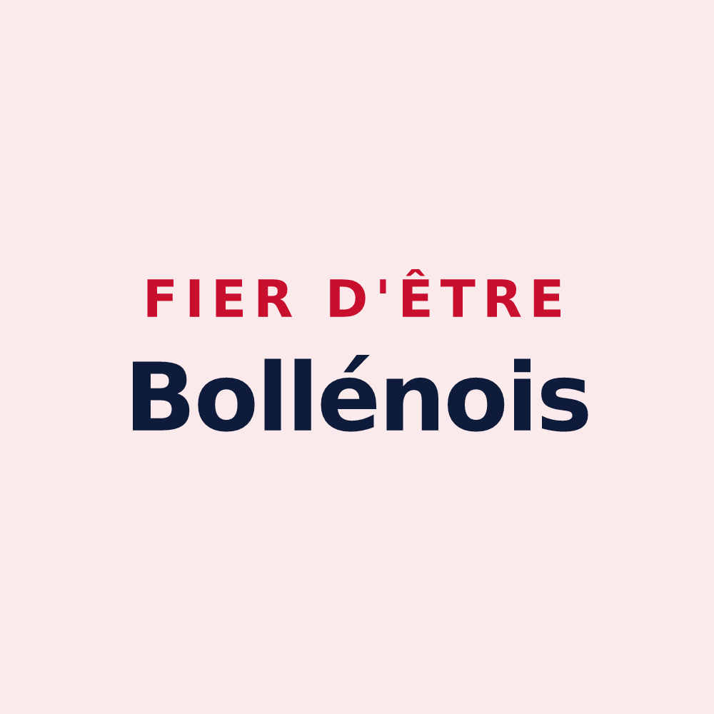 Magnet « Fier d'être Bollénois » — design pour Bollène