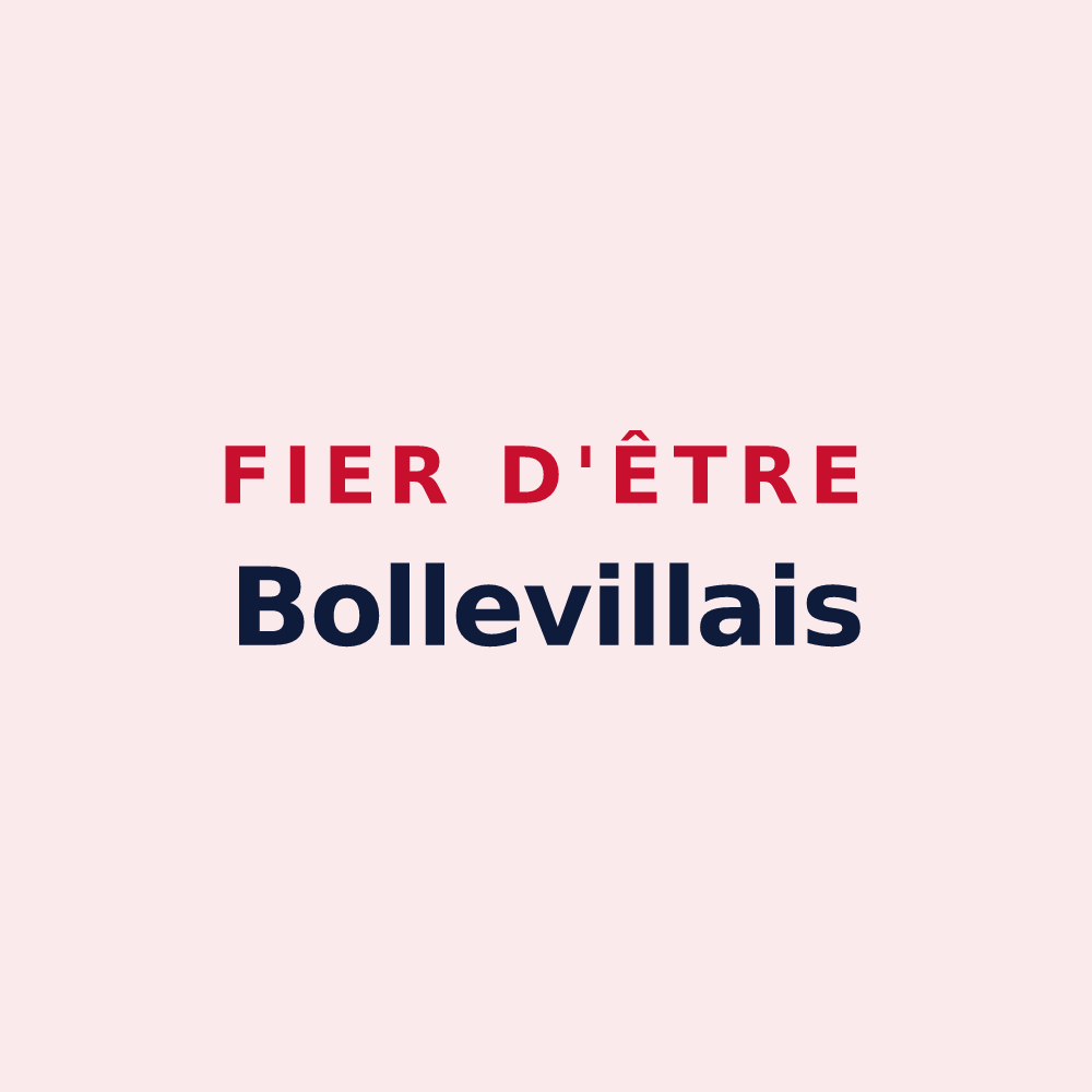 Magnet « Fier d'être Bollevillais » — design pour Bolleville