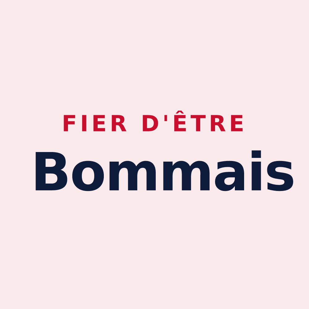 Magnet « Fier d'être Bommais » — design pour Bommes