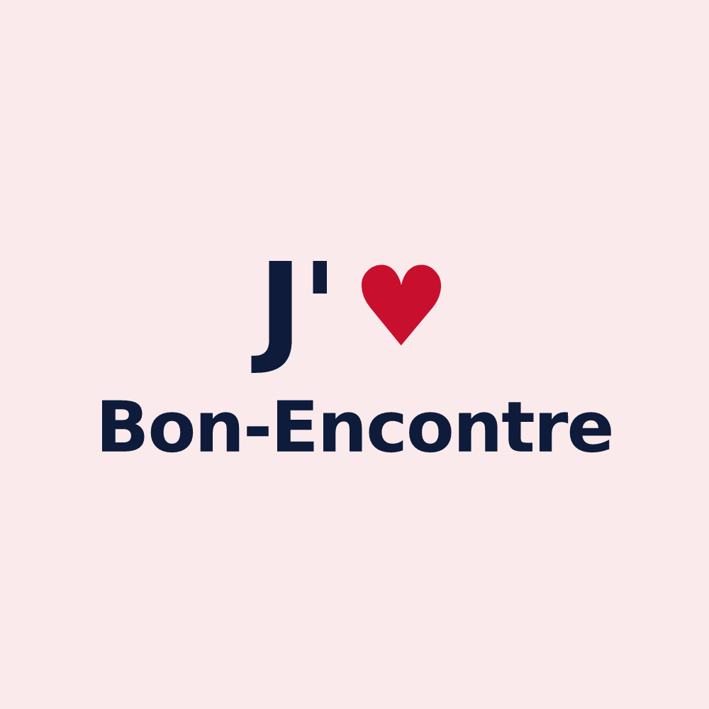 Magnet personnalisé Bon-Encontre — design J'aime Bon-Encontre