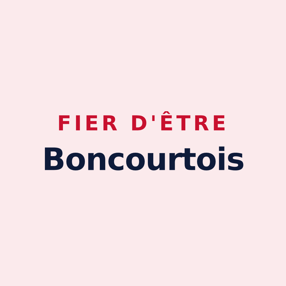 Magnet « Fier d'être Boncourtois » — design pour Boncourt
