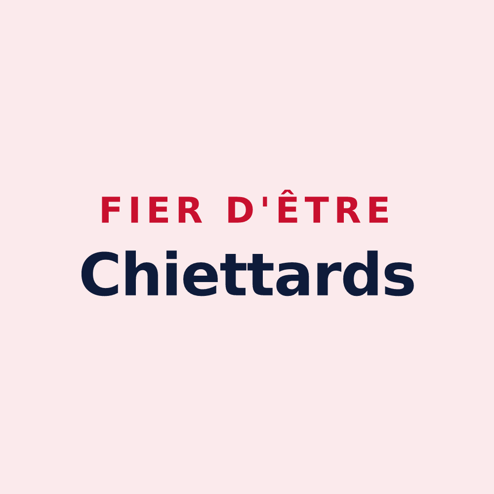 Magnet « Fier d'être Chiettards » — design pour Bonlieu