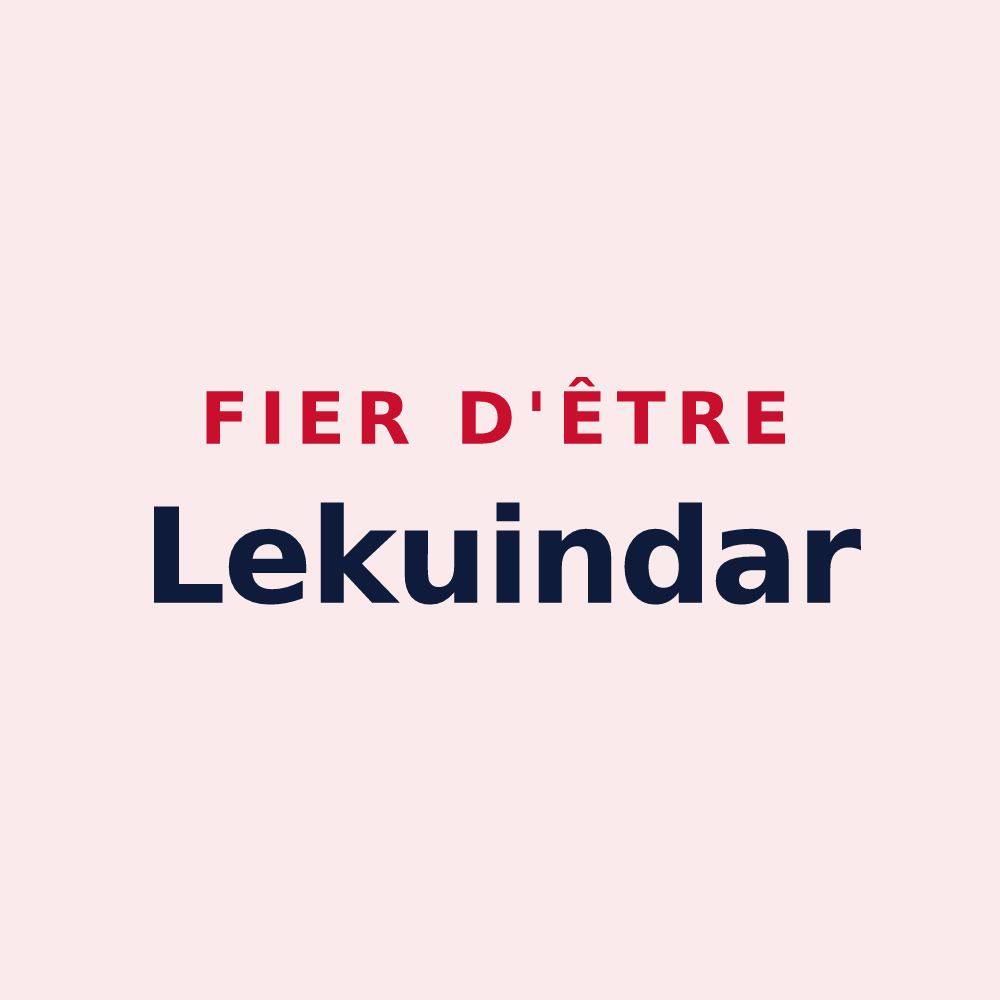 Magnet « Fier d'être Lekuindar » — design pour Bonloc