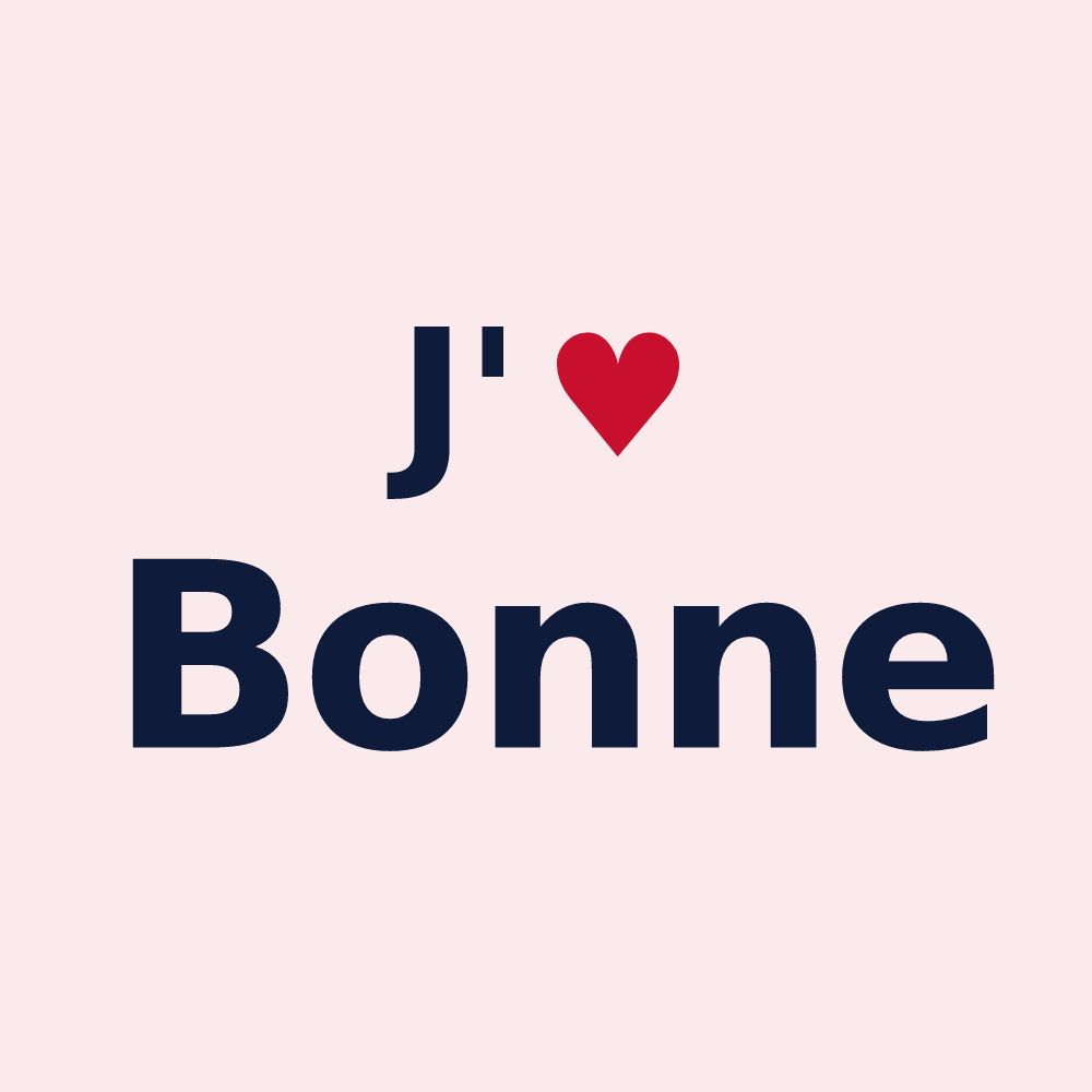 Magnet personnalisé Bonne — design J'aime Bonne