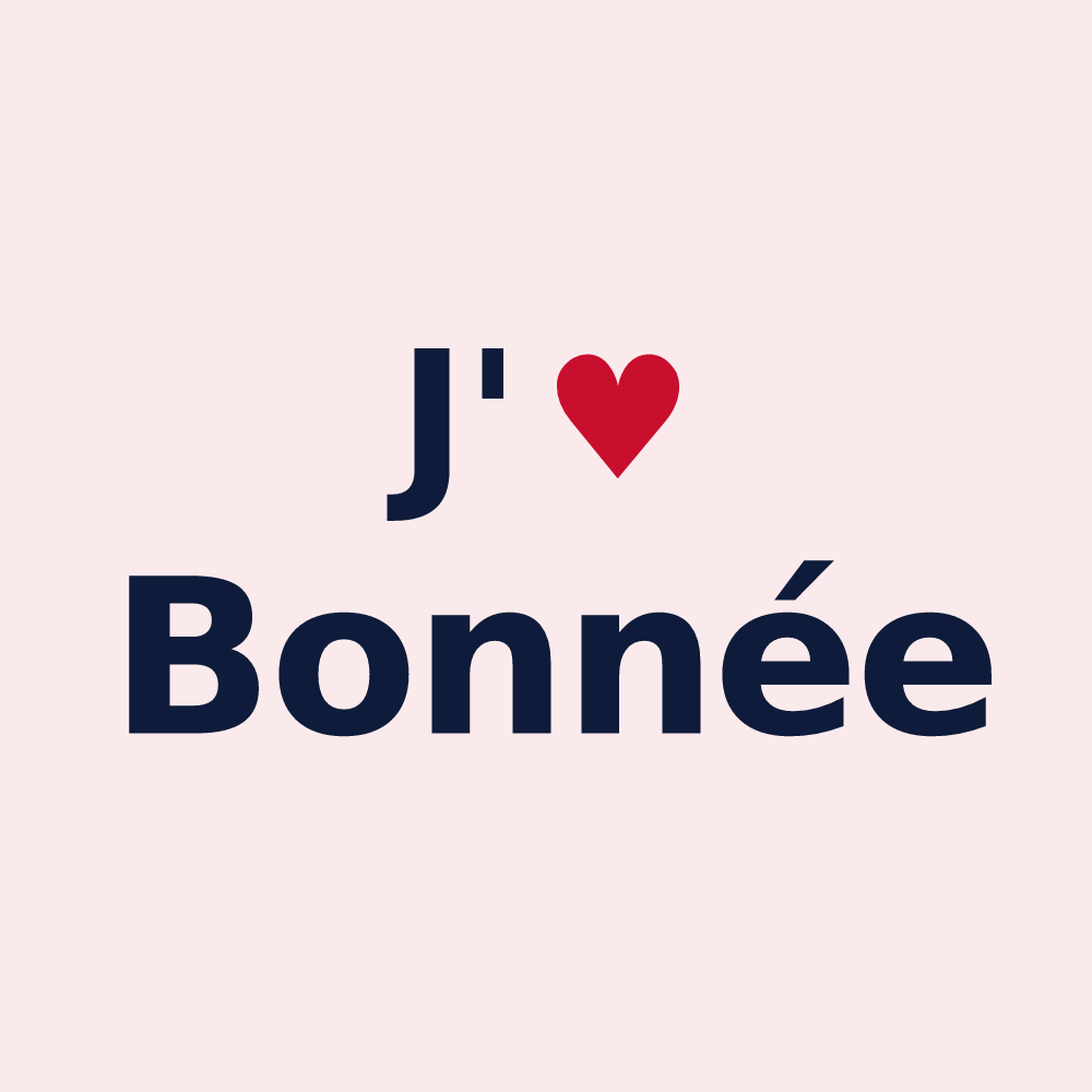 Magnet personnalisé Bonnée — design J'aime Bonnée