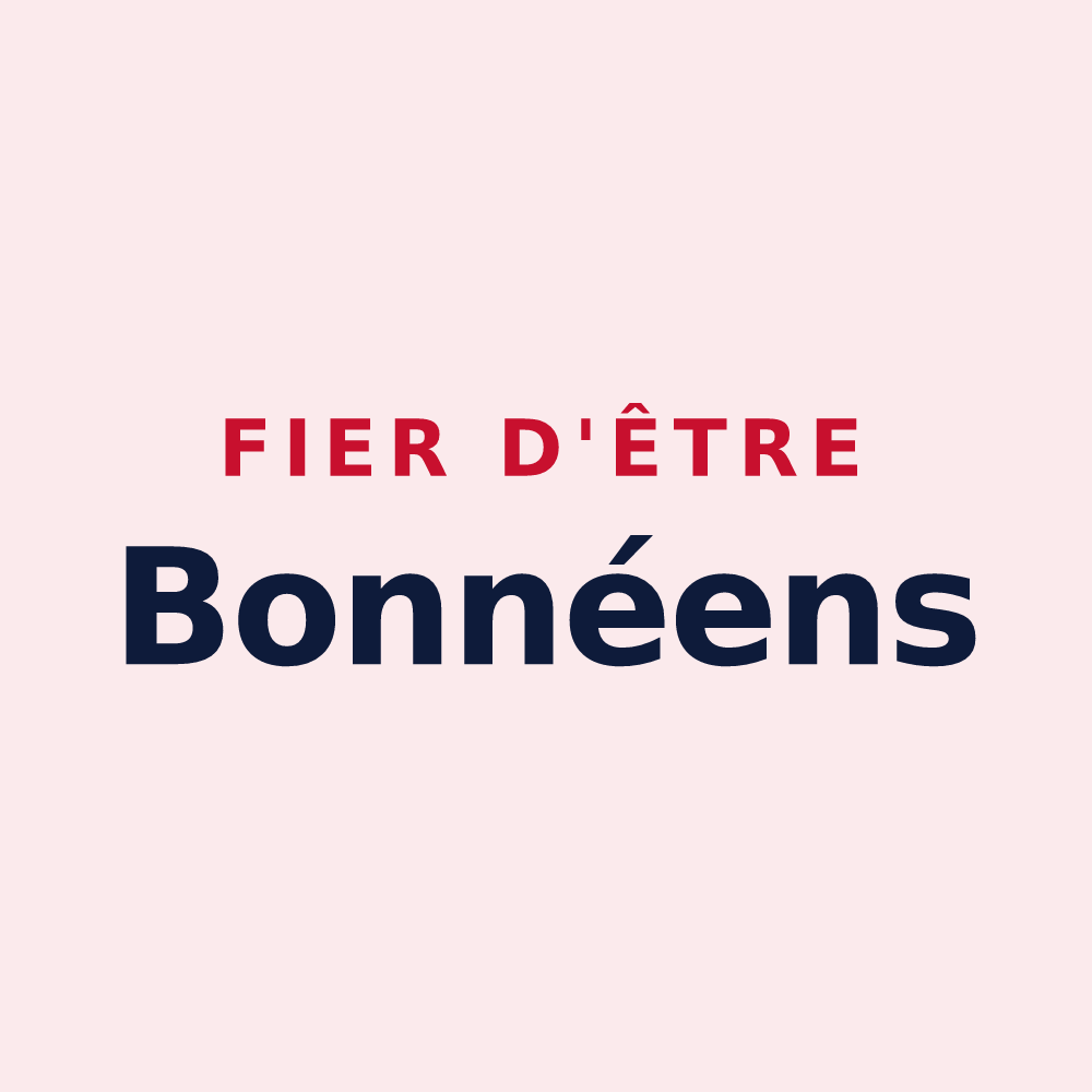 Magnet « Fier d'être Bonnéens » — design pour Bonnée