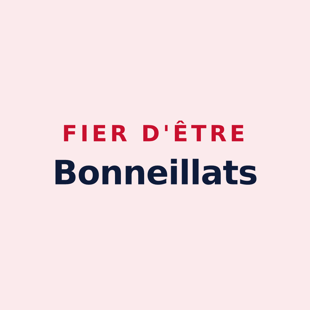 Magnet « Fier d'être Bonneillats » — design pour Bonneil