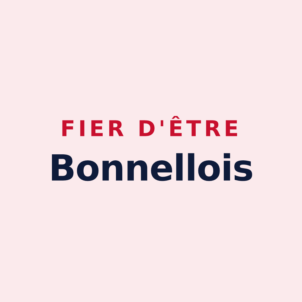 Magnet « Fier d'être Bonnellois » — design pour Bonnelles