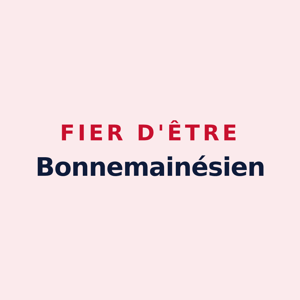 Magnet « Fier d'être Bonnemainésien » — design pour Bonnemain