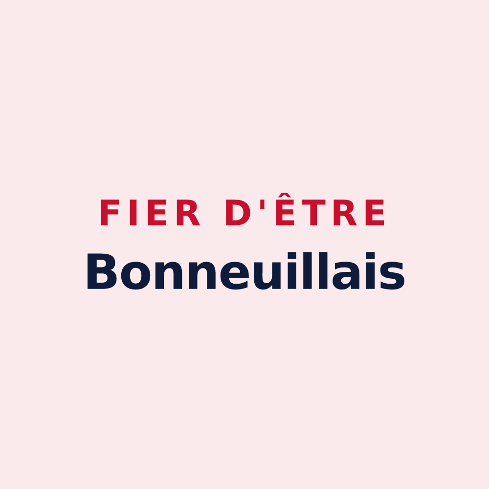 Magnet « Fier d'être Bonneuillais » — design pour Bonneuil