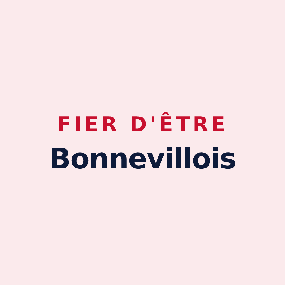Magnet « Fier d'être Bonnevillois » — design pour Bonneville