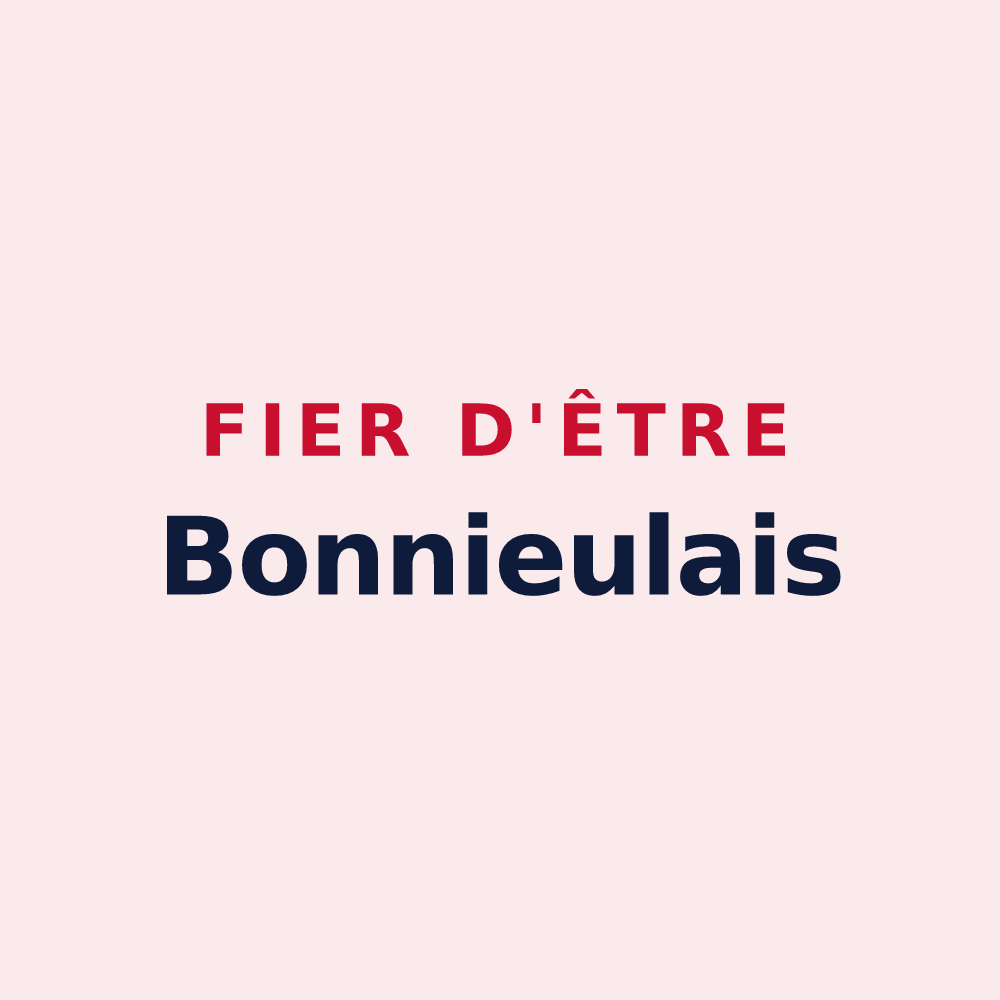 Magnet « Fier d'être Bonnieulais » — design pour Bonnieux
