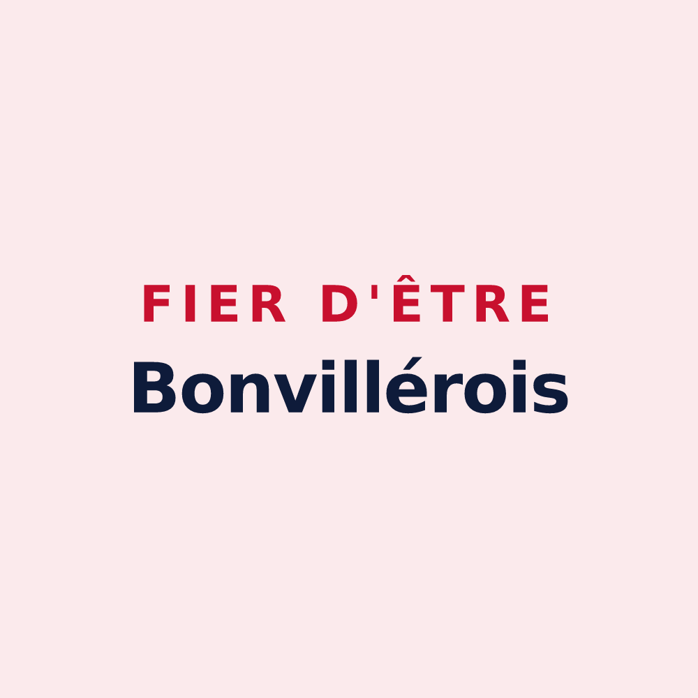 Magnet « Fier d'être Bonvillérois » — design pour Bonviller