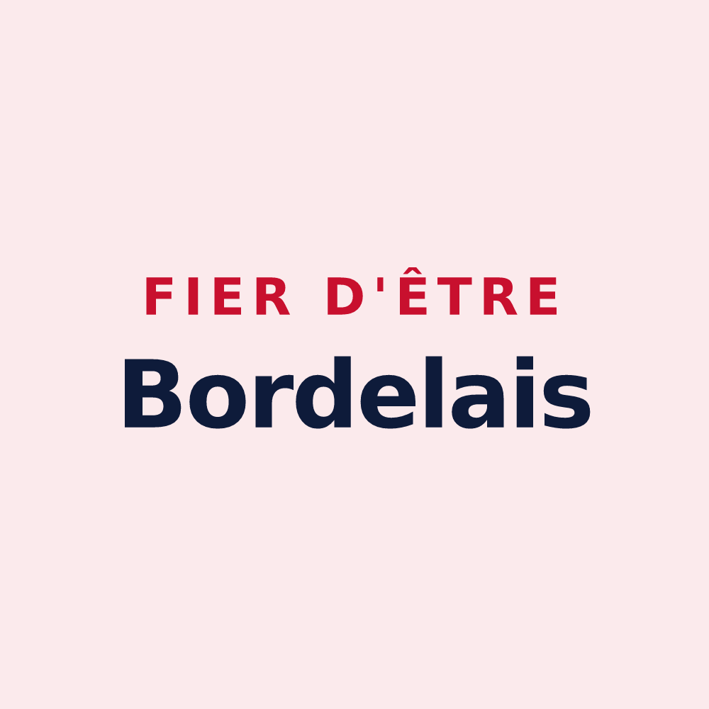 Magnet « Fier d'être Bordelais » — design pour Bordeaux