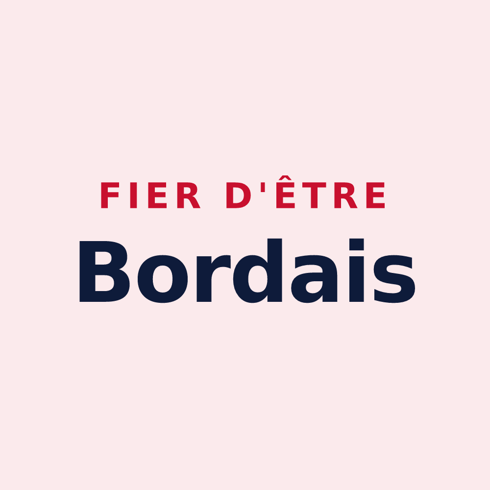 Magnet « Fier d'être Bordais » — design pour Bordes