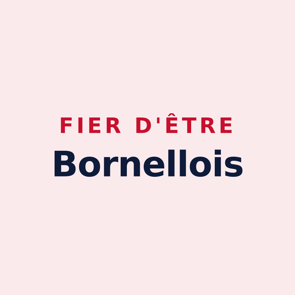 Magnet « Fier d'être Bornellois » — design pour Bornel
