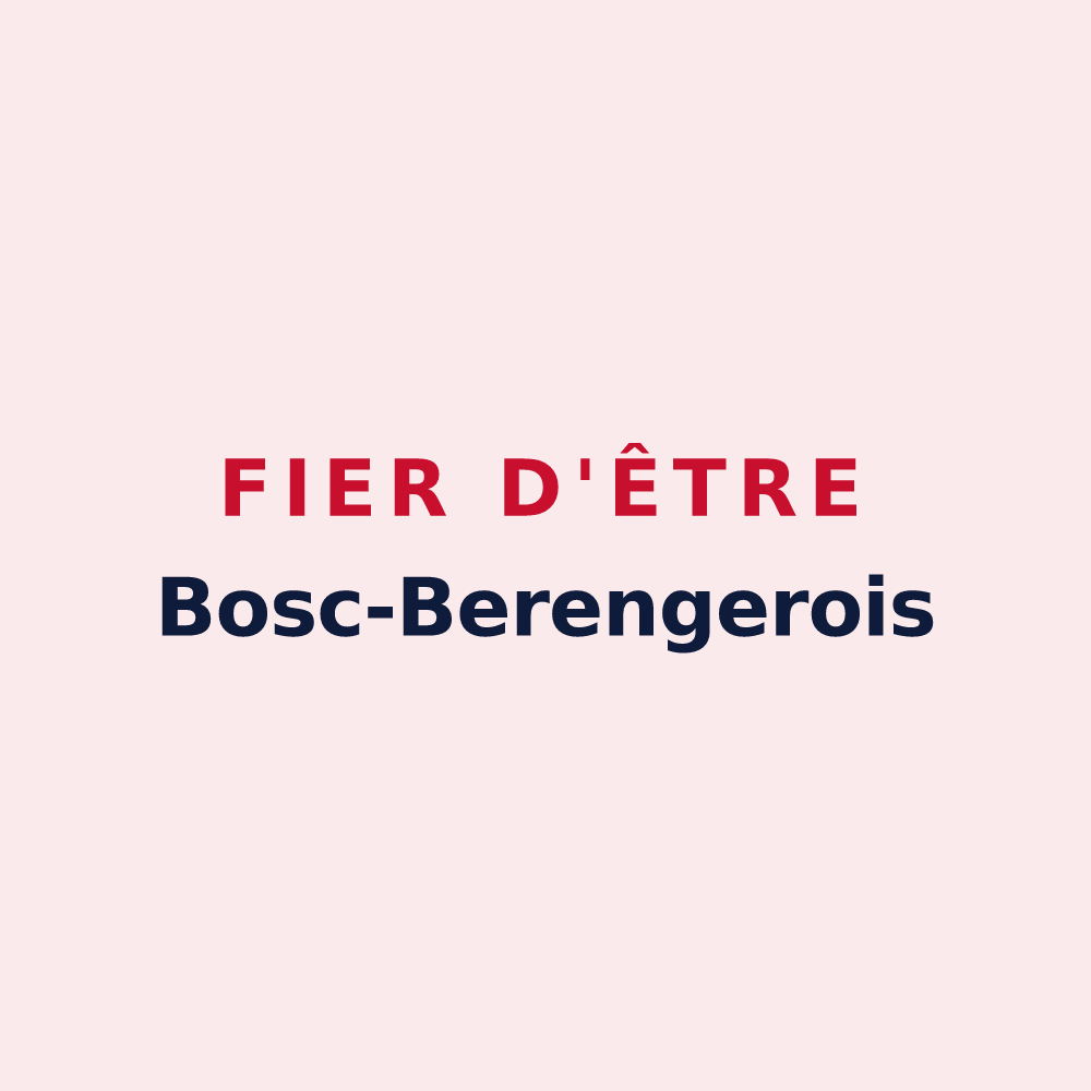 Magnet « Fier d'être Bosc-Berengerois » — design pour Bosc-Bérenger
