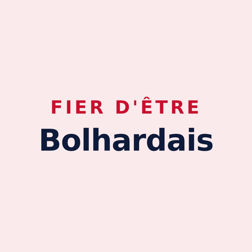 Magnet « Fier d'être Bolhardais » — design pour Bosc-le-Hard