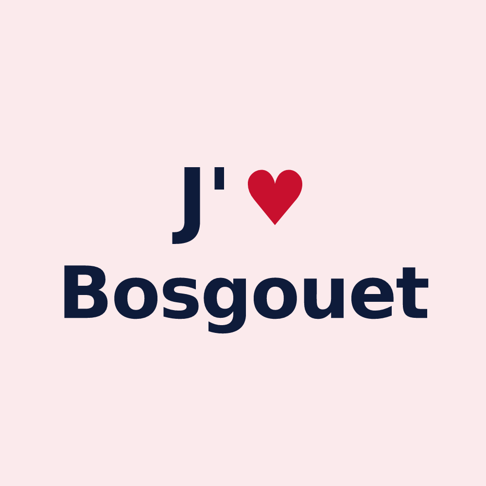 Magnet personnalisé Bosgouet — design J'aime Bosgouet