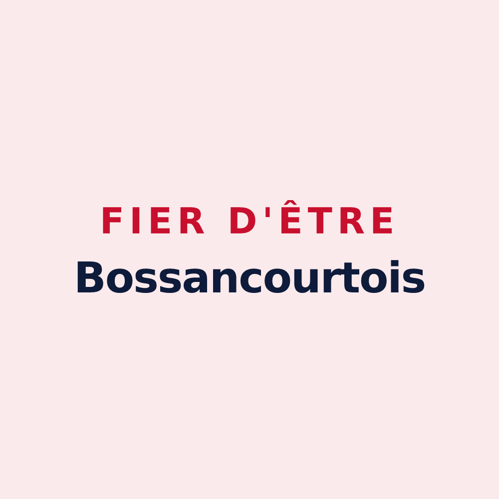 Magnet « Fier d'être Bossancourtois » — design pour Bossancourt