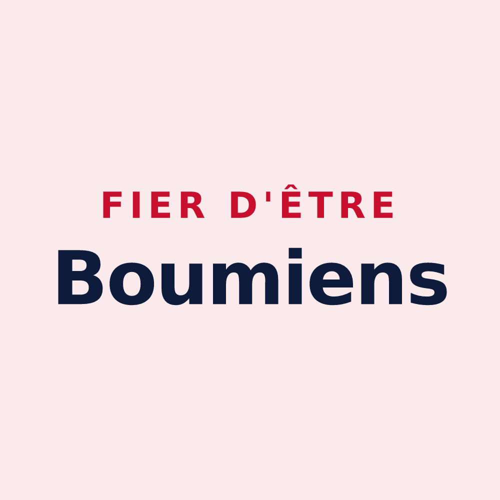 Magnet « Fier d'être Boumiens » — design pour Bou
