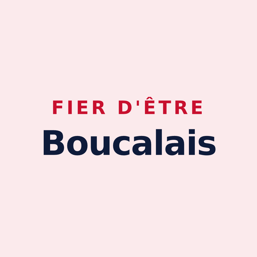 Magnet « Fier d'être Boucalais » — design pour Boucau