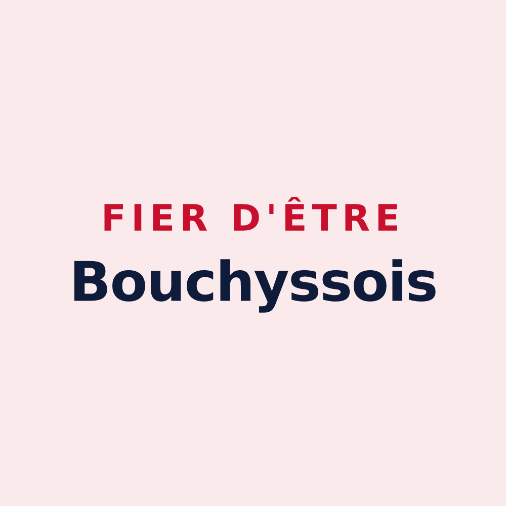 Magnet « Fier d'être Bouchyssois » — design pour Bouchy-Saint-Genest