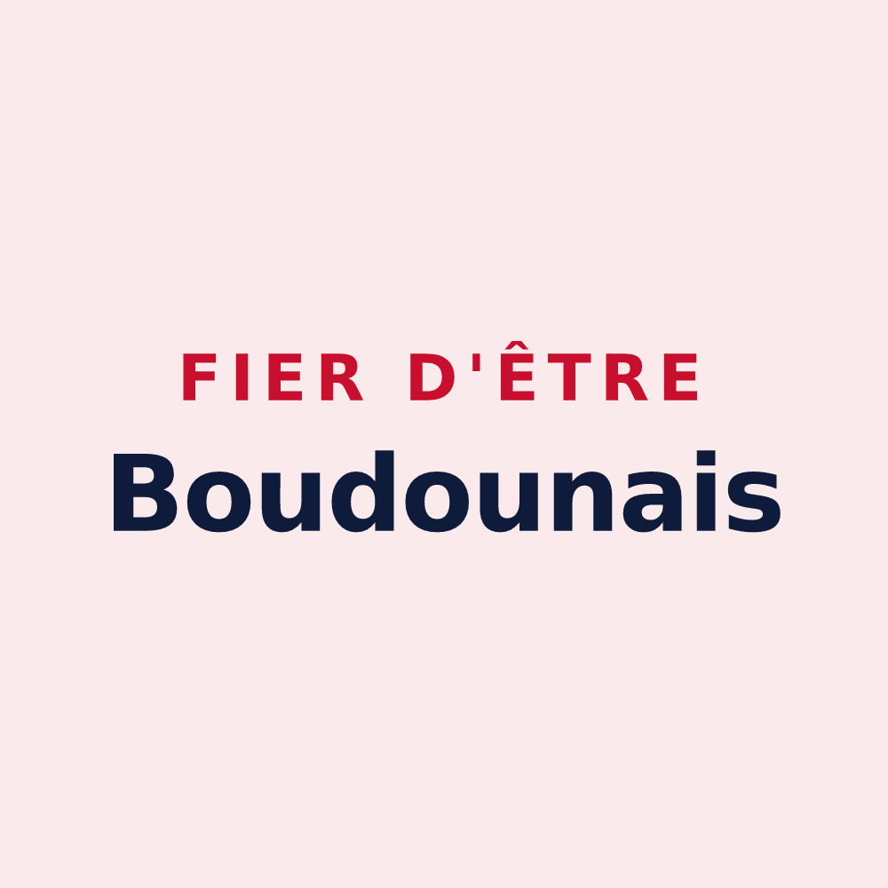 Magnet « Fier d'être Boudounais » — design pour Boudou
