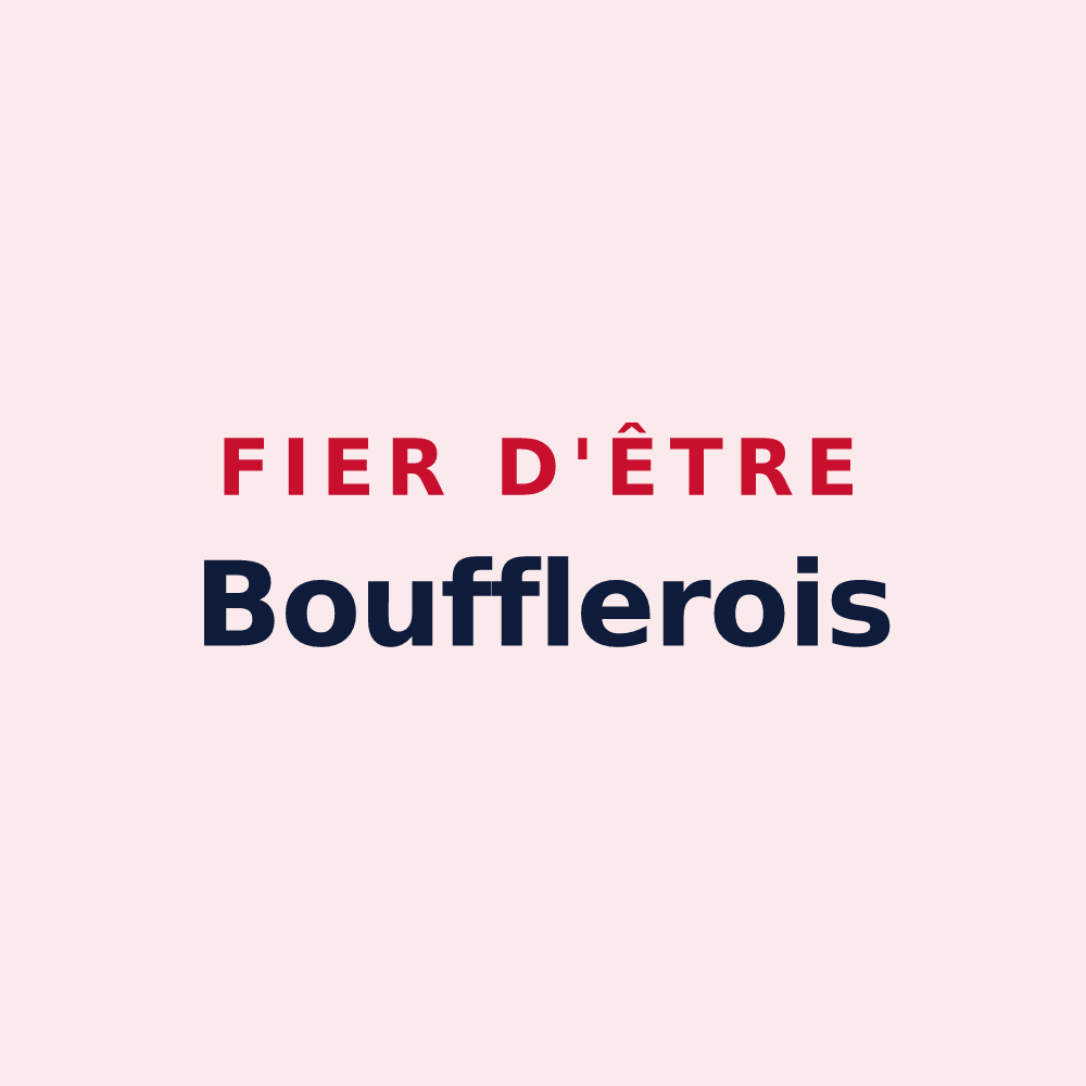 Magnet « Fier d'être Boufflerois » — design pour Boufflers
