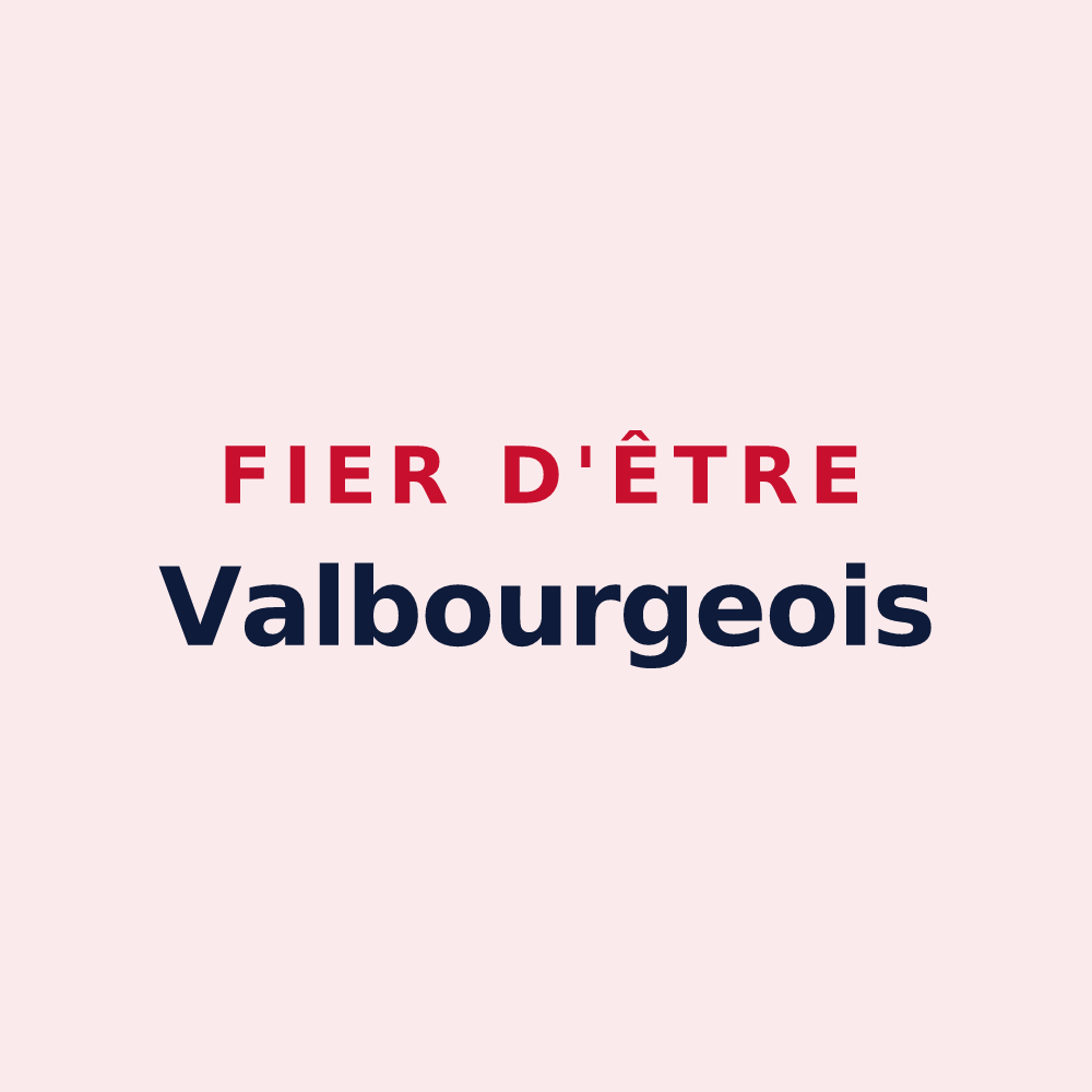 Magnet « Fier d'être Valbourgeois » — design pour Bouglainval